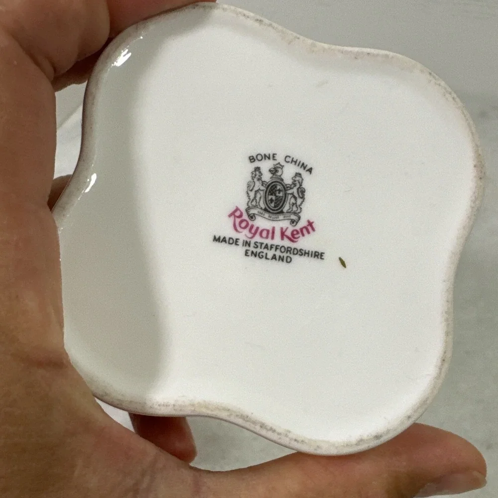 Vintage Lidded Trinket Box, by Royal Kent Made in Staffordshire, England
